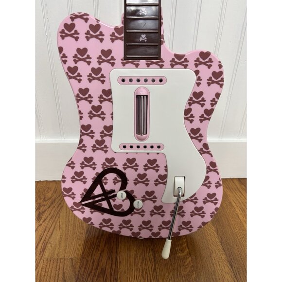 PS2 Aly & AJ Guitar Hero Pelican Pink Controller PL-6636 Untested - Picture 2 of 14